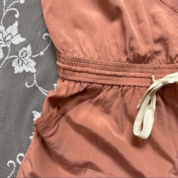 Aritzia Wilfred 100% Silk Peri Romper Size Small - Picture 4 of 11